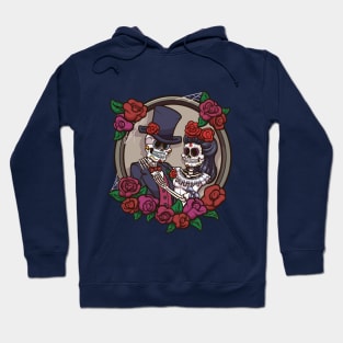 Sugar Skull Skeleton Couple Hoodie